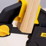 DELI σφιγκτήρας σκανδάλης DL110136 με μέγιστο άνοιγμα 900mm, μαύρος DELI σφιγκτήρας σκανδάλης DL110136 με μέγιστο άνοιγμα 900mm, μαύρος