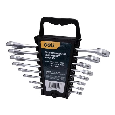 DELI σετ γερμανοπολύγωνα κλειδιά DL130008A, 6-19mm, 8τμχ DELI σετ γερμανοπολύγωνα κλειδιά DL130008A, 6-19mm, 8τμχ