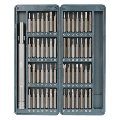 DELI σετ κατσαβίδι ακριβείας DL241057 με 56 μύτες, με θήκη, 57τμχ DELI σετ κατσαβίδι ακριβείας DL241057 με 56 μύτες, με θήκη, 57τμχ