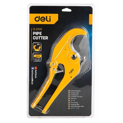 DELI κόφτης πλαστικού σωλήνα DL2509 με μέγιστη διάμετρο 63mm DELI κόφτης πλαστικού σωλήνα DL2509 με μέγιστη διάμετρο 63mm
