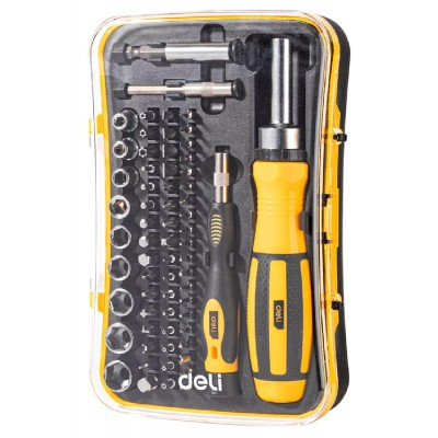 DELI σετ κατσαβίδια ακριβείας DL3565, 65τμχ DELI σετ κατσαβίδια ακριβείας DL3565, 65τμχ