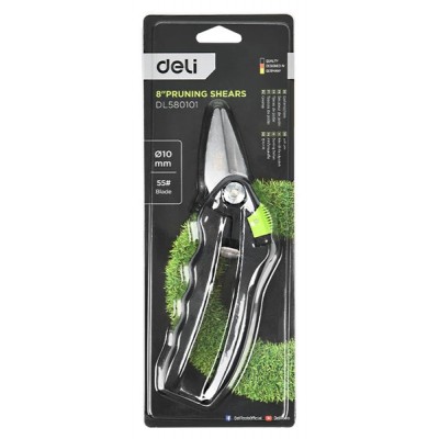 DELI κλαδευτήρι DL580101 με αντιολισθητική λαβή, Φ10mm, 200mm DELI κλαδευτήρι DL580101 με αντιολισθητική λαβή, Φ10mm, 200mm