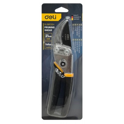DELI κλαδευτήρι DL580204, teflon, ρυθμιζόμενο, 21cm DELI κλαδευτήρι DL580204, teflon, ρυθμιζόμενο, 21cm