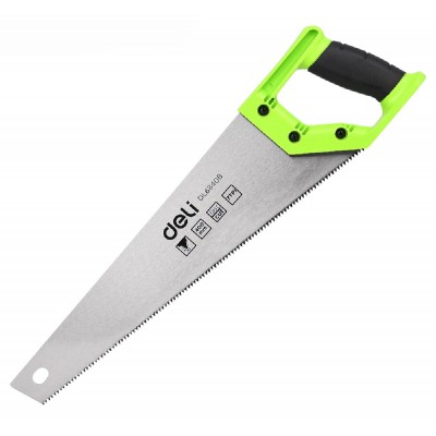 DELI πριόνι ξύλου DL6840B με εργονομική λαβή, 400mm, πράσινο DELI πριόνι ξύλου DL6840B με εργονομική λαβή, 400mm, πράσινο