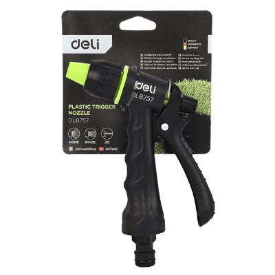DELI πιστόλι νερού DL8757 με 3 λειτουργίες ψεκασμού, 3/4" DELI πιστόλι νερού DL8757 με 3 λειτουργίες ψεκασμού, 3/4"