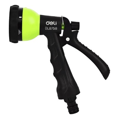 DELI πιστόλι νερού DL8758 με 7 λειτουργίες ψεκασμού, 3/4" DELI πιστόλι νερού DL8758 με 7 λειτουργίες ψεκασμού, 3/4"