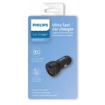 PHILIPS φορτιστής αυτοκινήτου DLP2521-00, USB & Type-C, 36W, μαύρος PHILIPS φορτιστής αυτοκινήτου DLP2521-00, USB & Type-C, 36W, μαύρος