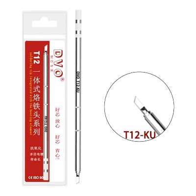 DVO μύτη κολλητηρίου T12-KU, τύπου KU DVO μύτη κολλητηρίου T12-KU, τύπου KU