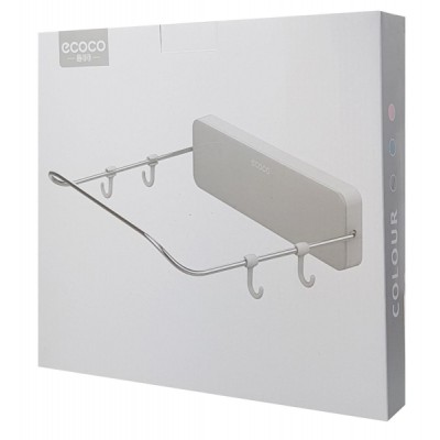 ECOCO βάση τοίχου για κουζίνα-μπάνιο E1717, 24x24x7cm, γκρι ECOCO βάση τοίχου για κουζίνα-μπάνιο E1717, 24x24x7cm, γκρι