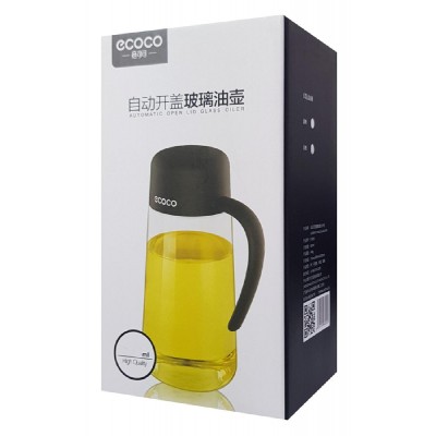 ECOCO γυάλινο δοχείο λαδιού-ξιδιού E1810, 1000ml, γκρι ECOCO γυάλινο δοχείο λαδιού-ξιδιού E1810, 1000ml, γκρι