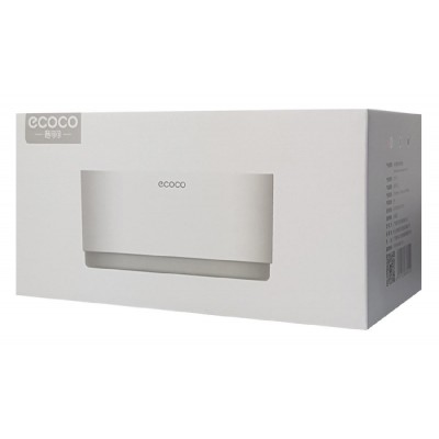 ECOCO βάση οδοντόβουρτσας και σεσουάρ μαλλιών E1811, λεύκη-γκρι ECOCO βάση οδοντόβουρτσας και σεσουάρ μαλλιών E1811, λεύκη-γκρι