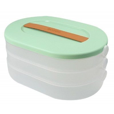 ECOCO Δοχείο 3 επιπέδων E2018, πράσινο ECOCO Δοχείο 3 επιπέδων E2018, πράσινο
