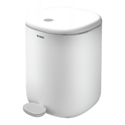 ECOCO κάδος απορριμμάτων E2228 με πεντάλ, 11lt, λευκός ECOCO κάδος απορριμμάτων E2228 με πεντάλ, 11lt, λευκός