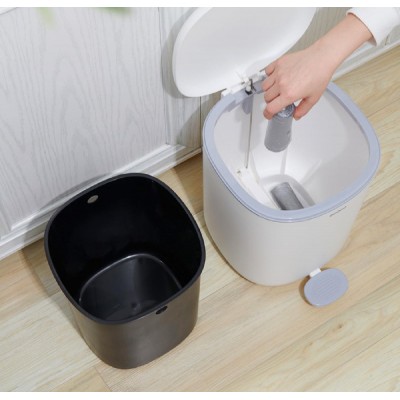 ECOCO κάδος απορριμμάτων E2228 με πεντάλ, 11lt, λευκός ECOCO κάδος απορριμμάτων E2228 με πεντάλ, 11lt, λευκός