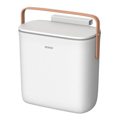 ECOCO κάδος απορριμμάτων E2236, 10lt, λευκός ECOCO κάδος απορριμμάτων E2236, 10lt, λευκός
