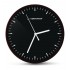 ESPERANZA ρολόι τοίχου Budapest EHC010K, 20cm, μαύρο