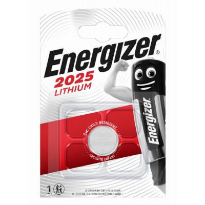 ENERGIZER μπαταρία λιθίου CR2025, 3V, 1τμχ ENERGIZER μπαταρία λιθίου CR2025, 3V, 1τμχ