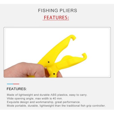 Fish gripper χεριού FISH-0023, ABS, κίτρινο Fish gripper χεριού FISH-0023, ABS, κίτρινο