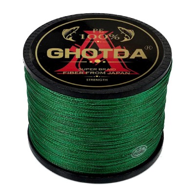 GHOTDA νήμα FISH-0039, τετράκλωνο, 35lb, 0.28mm, 1000m, πράσινο GHOTDA νήμα FISH-0039, τετράκλωνο, 35lb, 0.28mm, 1000m, πράσινο