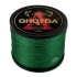 GHOTDA νήμα FISH-0039, τετράκλωνο, 35lb, 0.28mm, 1000m, πράσινο