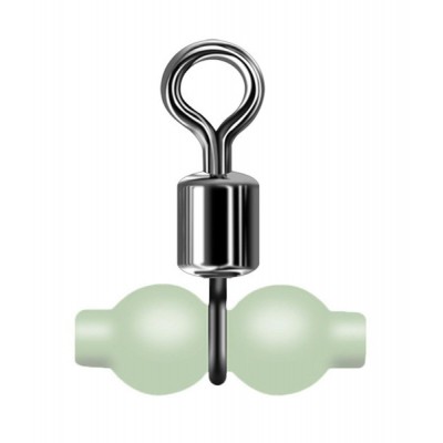 Στριφτάρι ψαρέματος με φωσφοριζέ χάντρα FISH-0044, 15mm, 10τμχ Στριφτάρι ψαρέματος με φωσφοριζέ χάντρα FISH-0044, 15mm, 10τμχ