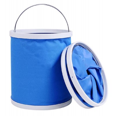 Πτυσσόμενος κουβάς FISH-0051, υφασμάτινος, 13L, Φ24x30cm, μπλε Πτυσσόμενος κουβάς FISH-0051, υφασμάτινος, 13L, Φ24x30cm, μπλε