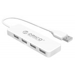 ORICO USB 2.0 Hub FL01, 4x USB, λευκό