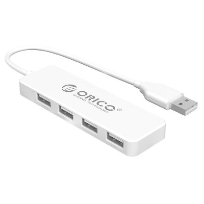 ORICO USB 2.0 Hub FL01, 4x USB, λευκό ORICO USB 2.0 Hub FL01, 4x USB, λευκό
