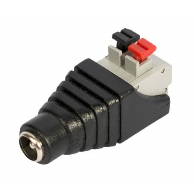 FOLKSAFE βύσμα τροφοδοσίας DC θηλυκό DCFCP, 5.5x2.1mm, push-pin, 5τμχ FOLKSAFE βύσμα τροφοδοσίας DC θηλυκό DCFCP, 5.5x2.1mm, push-pin, 5τμχ