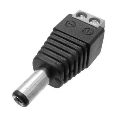 FOLKSAFE βύσμα τροφοδοσίας DC αρσενικό DCMC, 5.5x2.1mm, σε κλέμα, 5τμχ FOLKSAFE βύσμα τροφοδοσίας DC αρσενικό DCMC, 5.5x2.1mm, σε κλέμα, 5τμχ