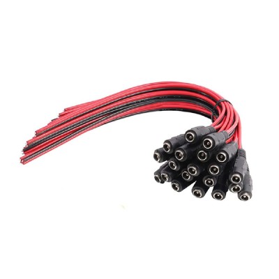 FOLKSAFE καλώδιο FS-DCPIGTAIL-F με θηλυκό βύσμα 5.5x2.1mm, 10τμχ FOLKSAFE καλώδιο FS-DCPIGTAIL-F με θηλυκό βύσμα 5.5x2.1mm, 10τμχ