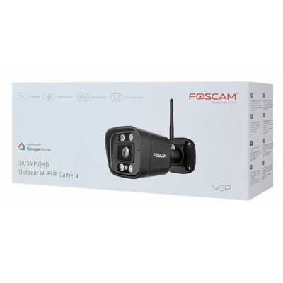 FOSCAM smart IP κάμερα V5P, 5MP 3K, 6x zoom, WiFi, IP66, Onvif, μαύρη FOSCAM smart IP κάμερα V5P, 5MP 3K, 6x zoom, WiFi, IP66, Onvif, μαύρη