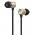 CELEBRAT earphones με μικρόφωνο G10, 10mm, 3.5mm, 1.2m, χρυσά