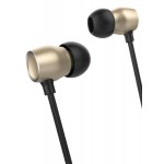 CELEBRAT earphones με μικρόφωνο G10, 10mm, 3.5mm, 1.2m, χρυσά