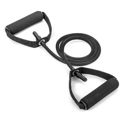 Λάστιχο γυμναστικής με χερούλια GYM-0006, Φ10, 1.2μ, μαύρο Λάστιχο γυμναστικής με χερούλια GYM-0006, Φ10, 1.2μ, μαύρο