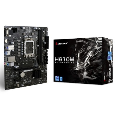BIOSTAR μητρική H610MHP, 2x DDR4, s1700, USB 3.2, uATX, GbE, Ver. 6.1 BIOSTAR μητρική H610MHP, 2x DDR4, s1700, USB 3.2, uATX, GbE, Ver. 6.1
