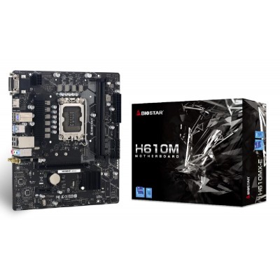 BIOSTAR μητρική H610MX-E, 2x DDR4, s1700, USB 3.2, uATX, GbE, Ver. 6.0 BIOSTAR μητρική H610MX-E, 2x DDR4, s1700, USB 3.2, uATX, GbE, Ver. 6.0