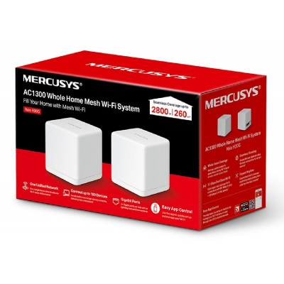 MERCUSYS Mesh Wi-Fi System Halo H30G, 1.3Gbps Dual Band, 2τμχ, Ver. 1.0 MERCUSYS Mesh Wi-Fi System Halo H30G, 1.3Gbps Dual Band, 2τμχ, Ver. 1.0