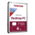 TOSHIBA Σκληρός Δίσκος P300 HDWD240, 4TB, 3.5