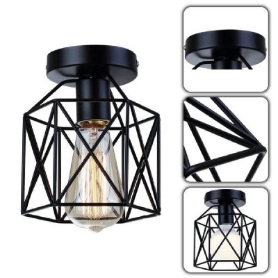 POWERTECH φωτιστικό οροφής HLL-0001, E27, μεταλλικό, μαύρο POWERTECH φωτιστικό οροφής HLL-0001, E27, μεταλλικό, μαύρο