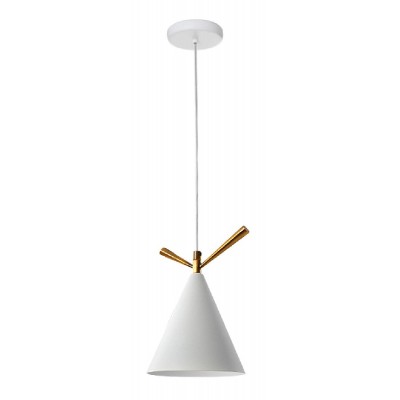 POWERTECH φωτιστικό οροφής HLL-0067, E27, Φ15, μεταλλικό, λευκό POWERTECH φωτιστικό οροφής HLL-0067, E27, Φ15, μεταλλικό, λευκό