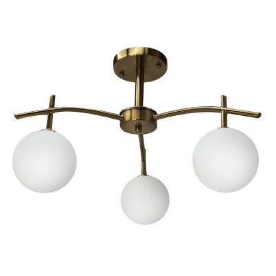 POWERTECH φωτιστικό οροφής HLL-0073, 3x E27, 50cm, μεταλλικό, χρυσό POWERTECH φωτιστικό οροφής HLL-0073, 3x E27, 50cm, μεταλλικό, χρυσό