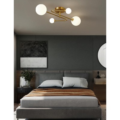 POWERTECH φωτιστικό οροφής HLL-0077, 4x E27, 65x40cm, μεταλλικό, χρυσό POWERTECH φωτιστικό οροφής HLL-0077, 4x E27, 65x40cm, μεταλλικό, χρυσό