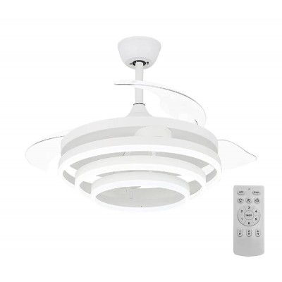 POWERTECH ανεμιστήρας οροφής HLL-0107 με LED φως, 72W, Φ106x50cm, λευκός POWERTECH ανεμιστήρας οροφής HLL-0107 με LED φως, 72W, Φ106x50cm, λευκός
