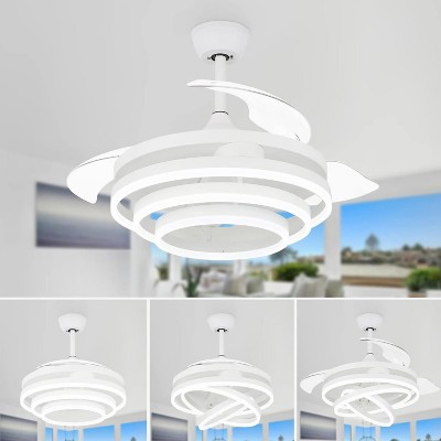POWERTECH ανεμιστήρας οροφής HLL-0107 με LED φως, 72W, Φ106x50cm, λευκός POWERTECH ανεμιστήρας οροφής HLL-0107 με LED φως, 72W, Φ106x50cm, λευκός