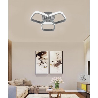 POWERTECH LED φωτιστικό οροφής HLL-0117, 24W, 4000K, Φ38x9cm, γκρι POWERTECH LED φωτιστικό οροφής HLL-0117, 24W, 4000K, Φ38x9cm, γκρι