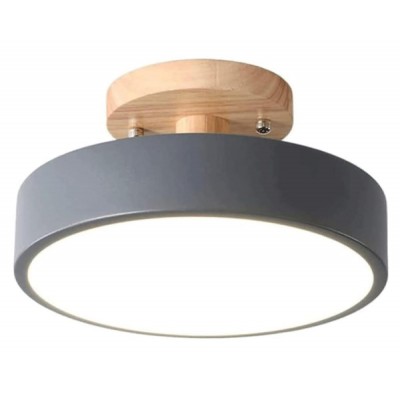 POWERTECH LED φωτιστικό οροφής HLL-0119, 12W, 4000K, Φ18x12cm, γκρι POWERTECH LED φωτιστικό οροφής HLL-0119, 12W, 4000K, Φ18x12cm, γκρι