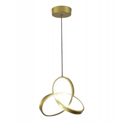 POWERTECH LED φωτιστικό οροφής HLL-0122, 15W, 4000K, Φ22cm x 1m, χρυσό POWERTECH LED φωτιστικό οροφής HLL-0122, 15W, 4000K, Φ22cm x 1m, χρυσό