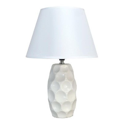 POWERTECH επιτραπέζιο φωτιστικό HLL-0133, E27 κεραμική βάση, λευκό POWERTECH επιτραπέζιο φωτιστικό HLL-0133, E27 κεραμική βάση, λευκό