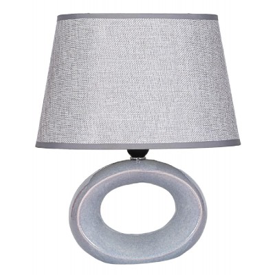 POWERTECH επιτραπέζιο φωτιστικό HLL-0136, E27, κεραμική βάση, μπλε/γκρι POWERTECH επιτραπέζιο φωτιστικό HLL-0136, E27, κεραμική βάση, μπλε/γκρι